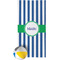 Stripes Beach Towel w/ Beach Ball