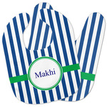 Stripes Baby Bib w/ Name or Text