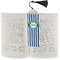 Stripes Bookmark with tassel - In book