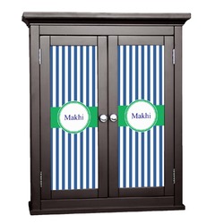 Stripes Cabinet Decal - Large (Personalized)