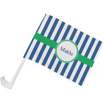 Stripes Car Flag - Small w/ Name or Text