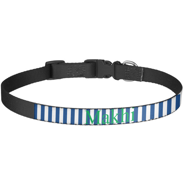 Custom Stripes Dog Collar - Large (Personalized)