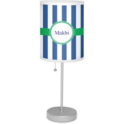 Stripes 7" Drum Lamp with Shade Linen (Personalized)
