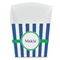 Stripes French Fry Favor Box - Front View