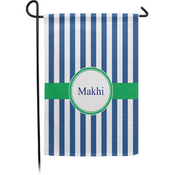 Stripes Small Garden Flag - Single Sided w/ Name or Text