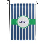 Stripes Small Garden Flag - Double Sided w/ Name or Text