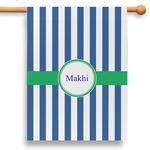 Stripes 28" House Flag (Personalized)