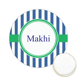 Stripes Printed Cookie Topper - 2.15" (Personalized)