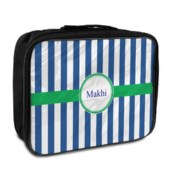 Stripes Insulated Lunch Bag w/ Name or Text