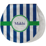 Stripes Burp Pad - Velour w/ Name or Text