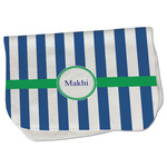 Stripes Burp Cloth - Fleece w/ Name or Text