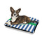 Stripes Outdoor Dog Beds - Medium - IN CONTEXT