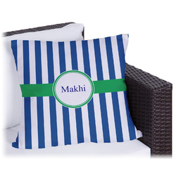 Stripes Outdoor Pillow - 18" (Personalized)
