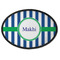 Stripes Oval Patch