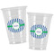 Stripes Party Cups - 16oz - Alt View