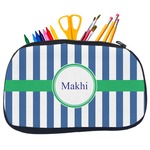 Stripes Neoprene Pencil Case - Medium w/ Name or Text