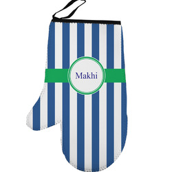 Stripes Left Oven Mitt (Personalized)