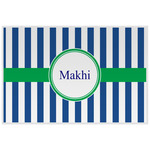 Stripes Laminated Placemat w/ Name or Text