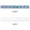 Stripes Plastic Ruler - 12" - APPROVAL