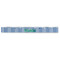 Stripes Plastic Ruler - 12" - FRONT