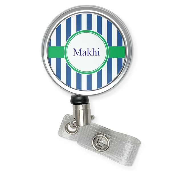 Custom Stripes Retractable Badge Reel (Personalized)