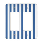 Stripes Rocker Style Light Switch Cover - Two Switch