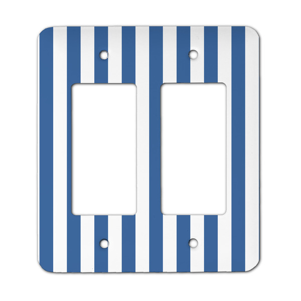 Custom Stripes Rocker Style Light Switch Cover - Two Switch