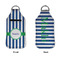 Stripes Sanitizer Holder Keychain - Large APPROVAL (Flat)