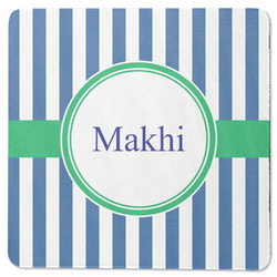 Stripes Square Rubber Backed Coaster (Personalized)