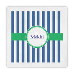 Stripes Standard Decorative Napkins (Personalized)