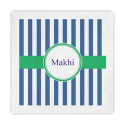 Stripes Decorative Paper Napkins (Personalized)