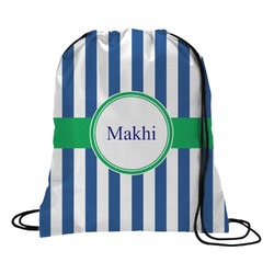 Stripes Drawstring Backpack - Large (Personalized)