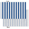 Stripes Tissue Paper - Heavyweight - Small - Front & Back