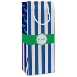 Stripes Wine Gift Bags - Gloss (Personalized)