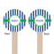 Stripes Wooden 7.5" Stir Stick - Round - Double Sided - Front & Back