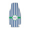 Stripes Zipper Bottle Cooler - FRONT (flat)