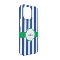 Stripes iPhone Case - Plastic - iPhone 13 (Personalized)