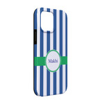 Stripes iPhone Case - Rubber Lined - iPhone 13 (Personalized)