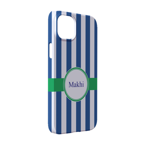 Custom Stripes iPhone Case - Plastic - iPhone 14 (Personalized)