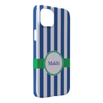 Stripes iPhone Case - Plastic - iPhone 14 Pro Max (Personalized)