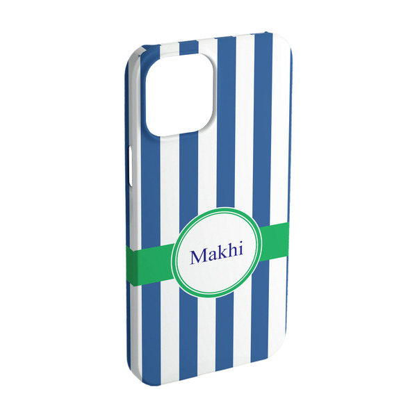 Custom Stripes iPhone Case - Plastic - iPhone 15 (Personalized)