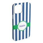 Stripes iPhone Case - Plastic - iPhone 15 Plus (Personalized)