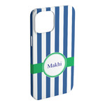 Stripes iPhone Case - Plastic - iPhone 15 Pro Max (Personalized)