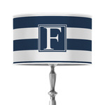 Horizontal Stripe 12" Drum Lamp Shade - Poly-film (Personalized)