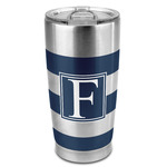 Horizontal Stripe 20oz Stainless Steel Double Wall Tumbler - Full Print (Personalized)