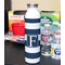 Horizontal Stripe 20oz Water Bottles - Full Print - In Context