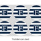 Horizontal Stripe 3" Multipurpose Round Labels - Sheet