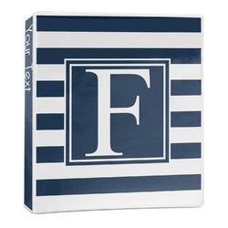 Horizontal Stripe 3-Ring Binder - 1 inch (Personalized)