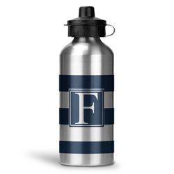 Horizontal Stripe Water Bottle - Aluminum - 20 oz (Personalized)