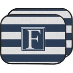 Horizontal Stripe Car Floor Mats (Back Seat) (Personalized)